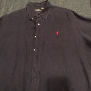 Men’s linen polo